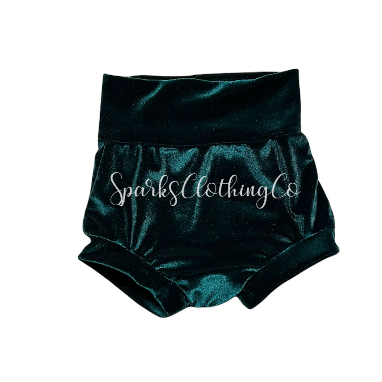 Green velvet bummies