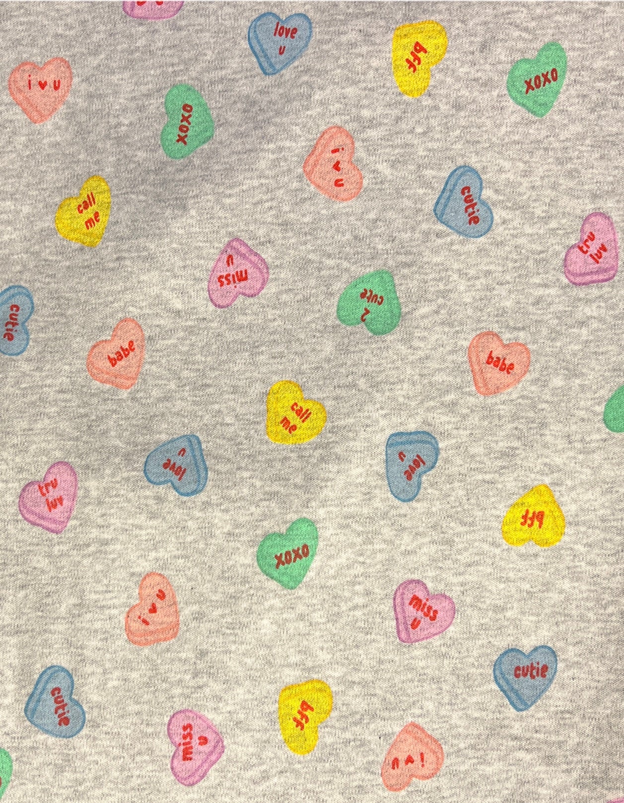 Conversation Hearts T-Shirt dress