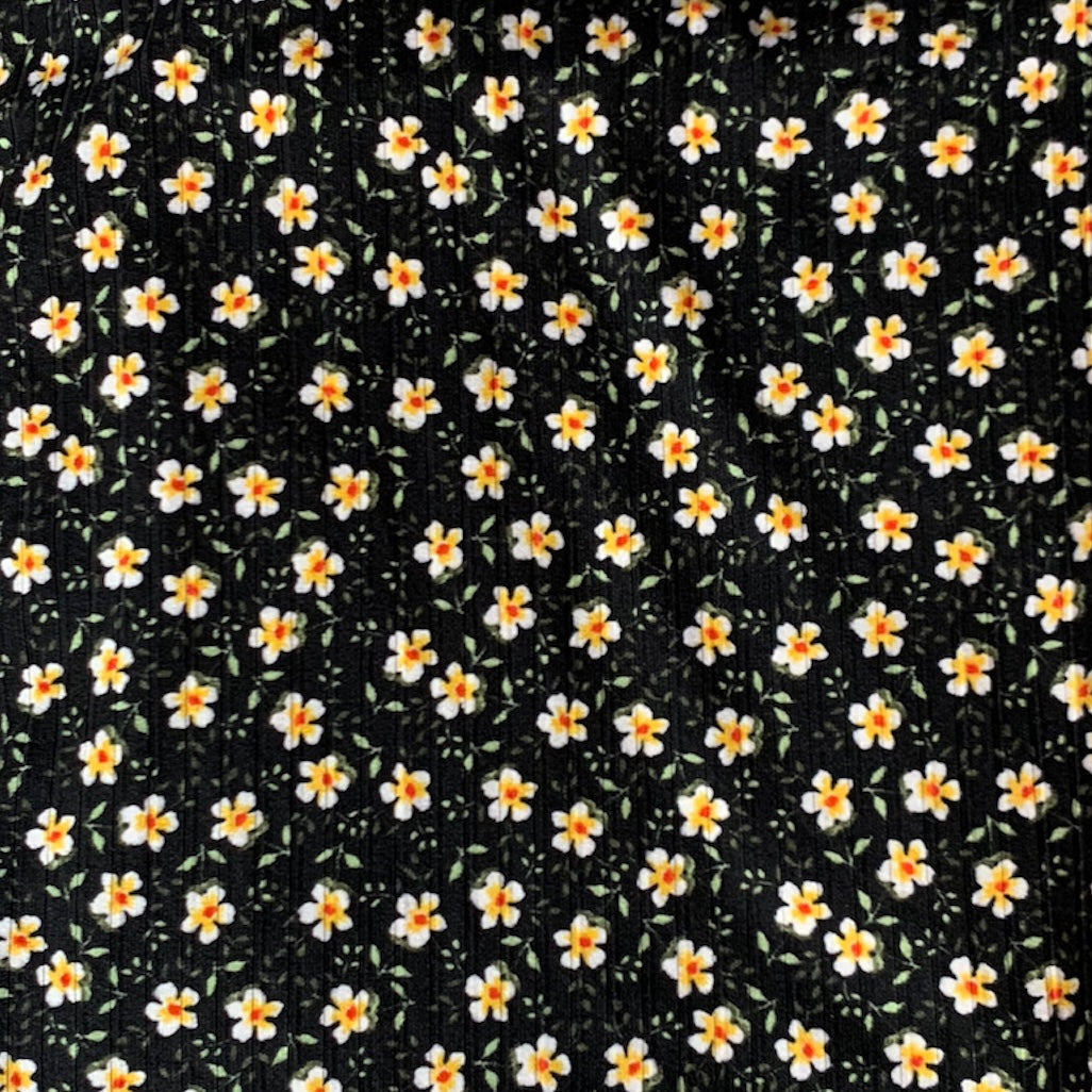 Black Floral Bummies