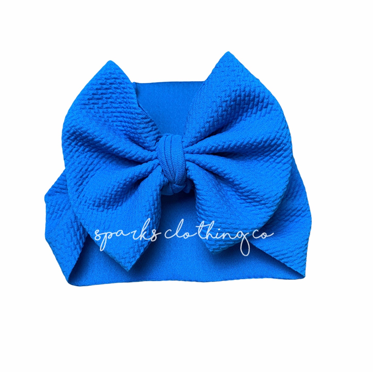 Neon Blue Bow
