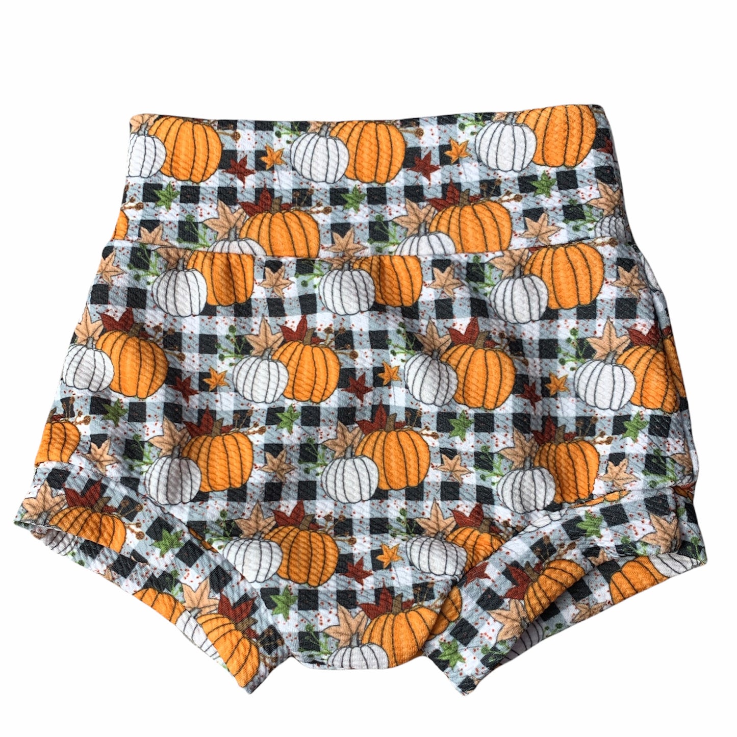 Plaid Pumpkins Bummies