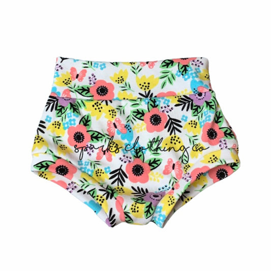 Bright Floral Bummies