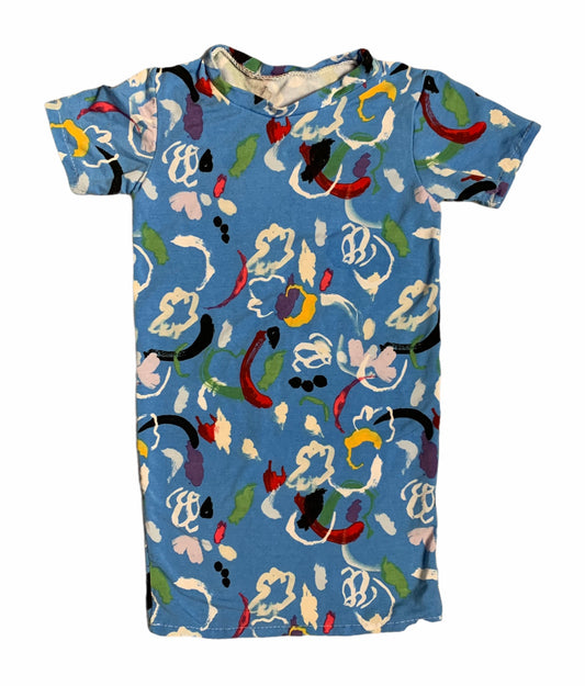 Paint splatter T-shirt dress