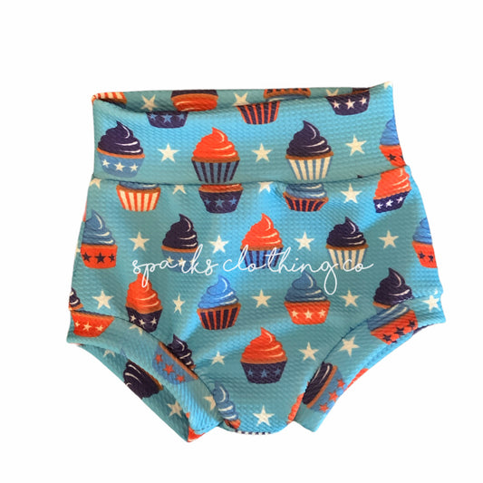 Patriotic Cupcake Bummies