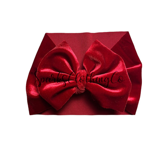 Red Velvet Bow