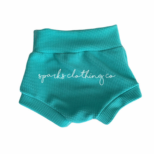 Sea-foam green bummies