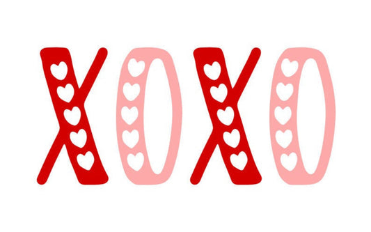 XOXO Ruffle Valentines top